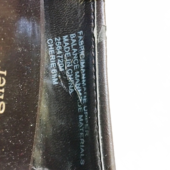 Etienne Aigner Brown Logo Print Peep Toe Heel 6.5 - Picture 2 of 7